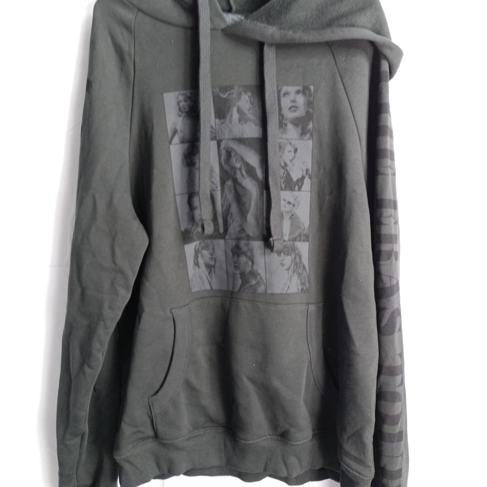 Taylor Swift The Eras Tour 2023-2024 Hoodie Charcoal Grey Medium Official Merch